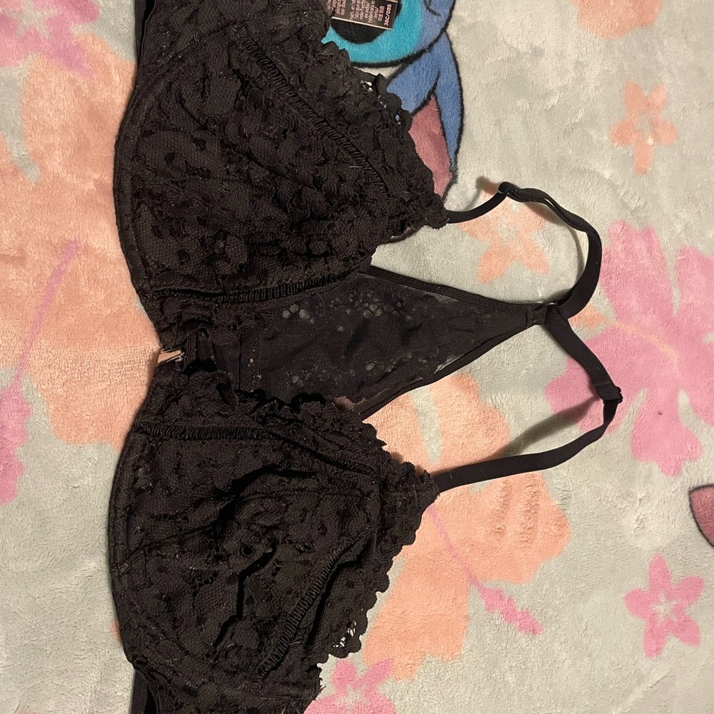 Elegant Black Lace Bra